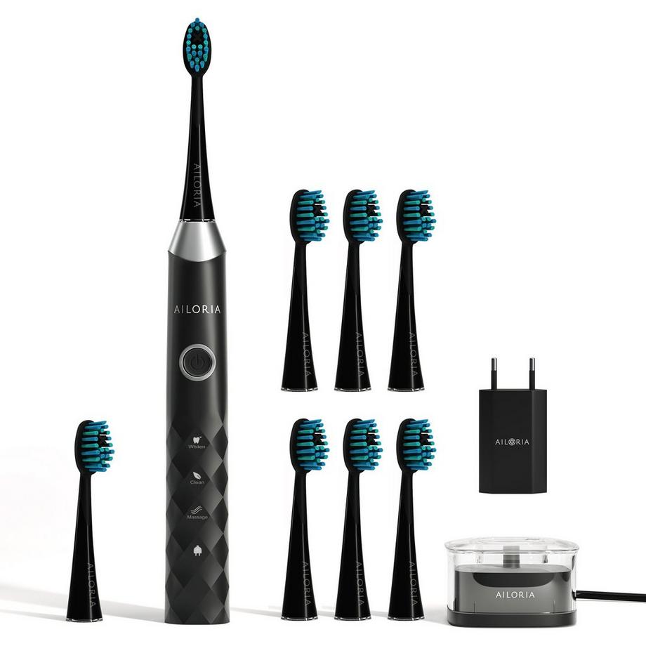 SHINE BRIGHT Set Spazzolino da denti sonico USB