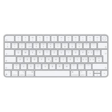 Magic Tastatur USB + Bluetooth Schweiz Aluminium, Weiß