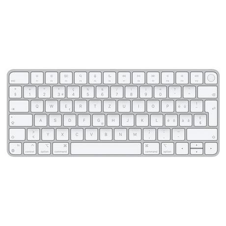 Apple  Magic Tastatur USB + Bluetooth Schweiz Aluminium, Weiß 