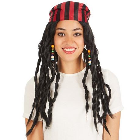 Tectake  Frauenperücke Piratin 