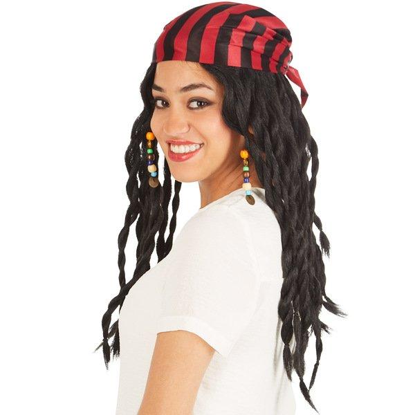 Tectake  Frauenperücke Piratin 