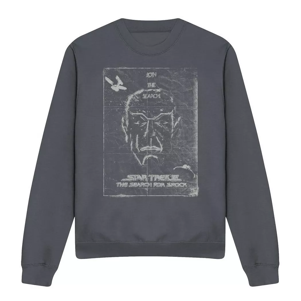 Star Trek - Join the Search Sweatshirt, per donna, Gris Orage, Größe M