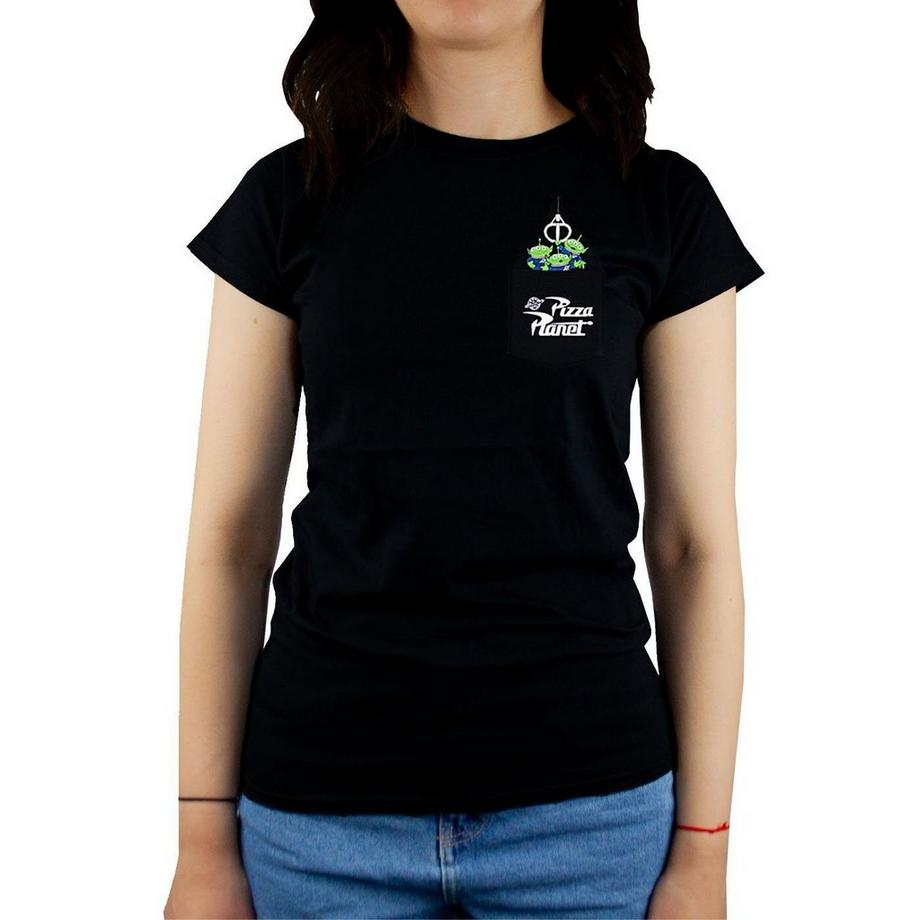 Toy Story The Claw Pizza Planet T-Shirt mit Tasche  