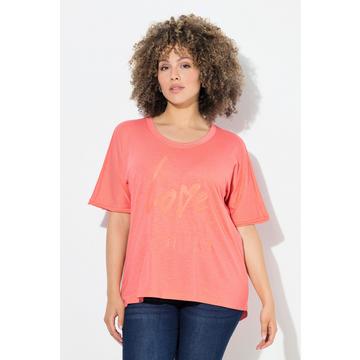 T-shirt oversize avec message, manches courtes et décolleté rond