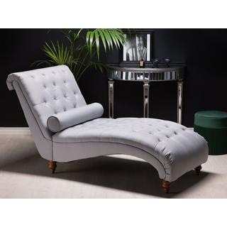 Beliani Chaiselongue aus Polyester Glamourös MURET  