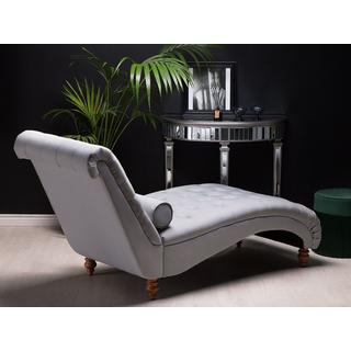 Beliani Chaiselongue aus Polyester Glamourös MURET  