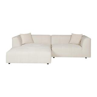 Maison Céphy Divano in Velluto a coste Beige - Angolo a sinistra - NAEMIA di Maison Céphy  