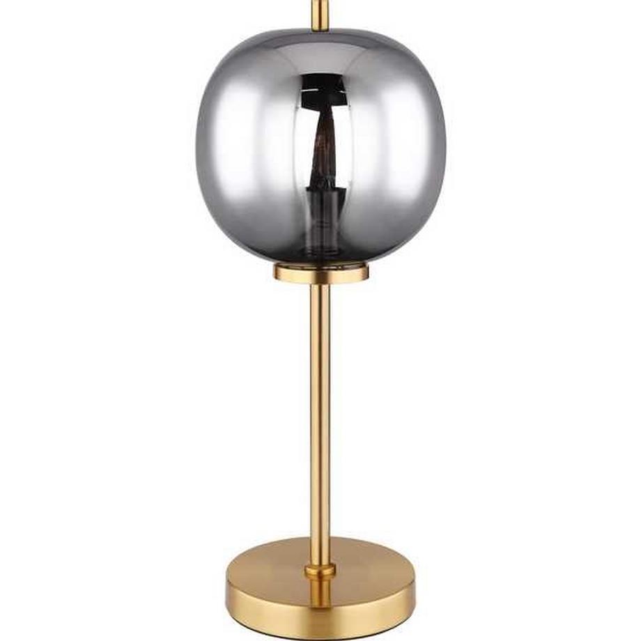 mutoni Lampe à poser Blacky I métal 1xE14  