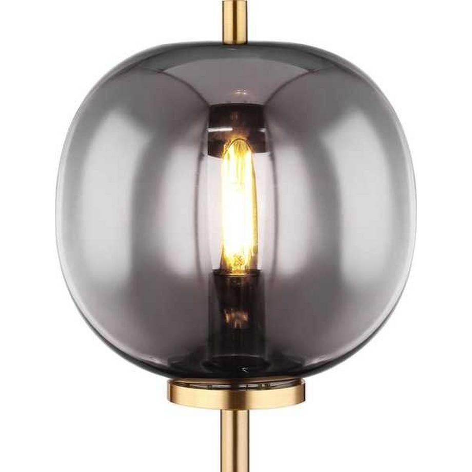 mutoni Lampe à poser Blacky I métal 1xE14  