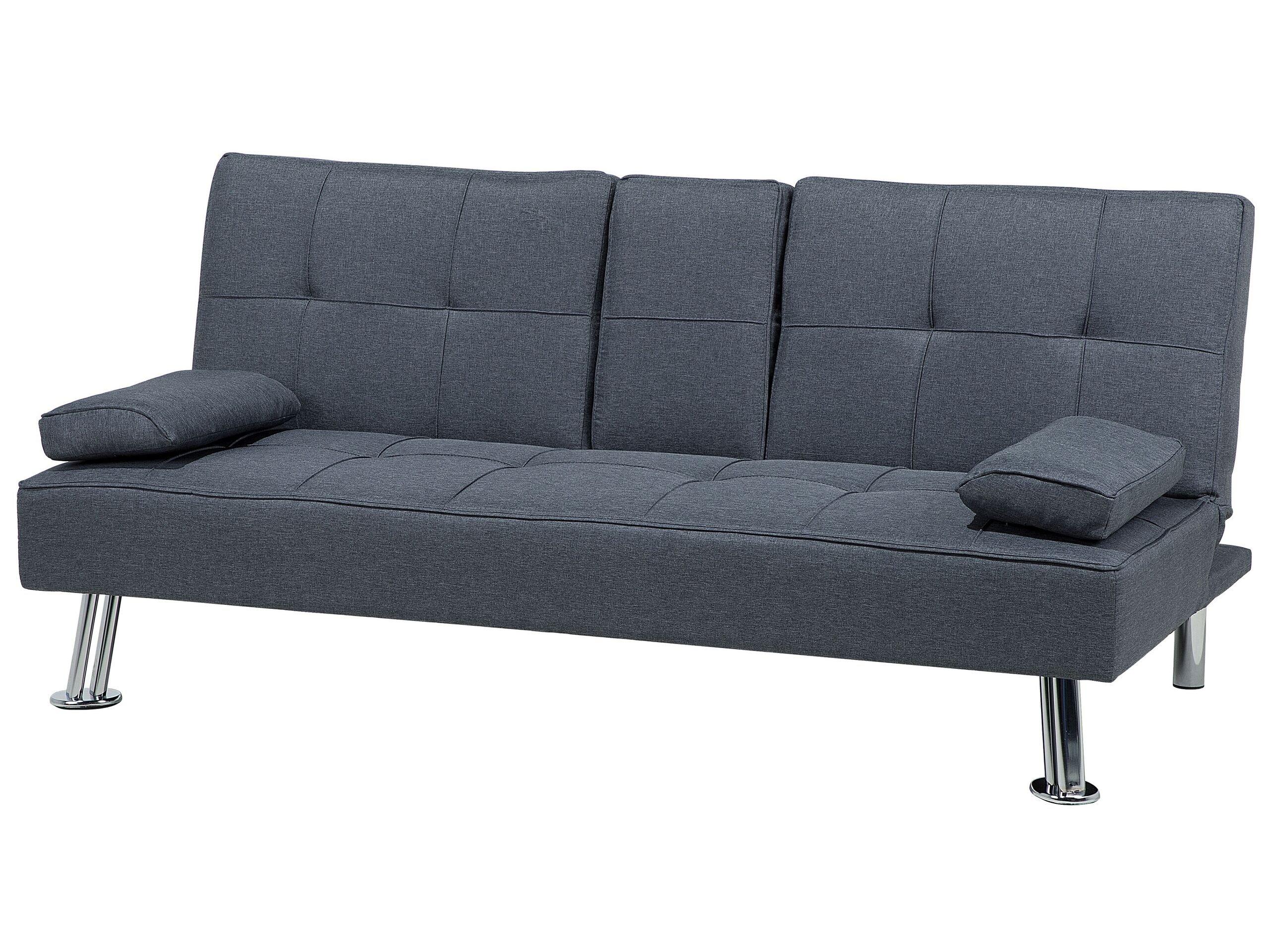 Beliani Schlafsofa aus Polyester Modern ROXEN  