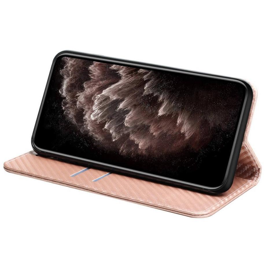 Cover-Discount  Galaxy-S23 Ultra - ÉTui Flip Look Carbone 