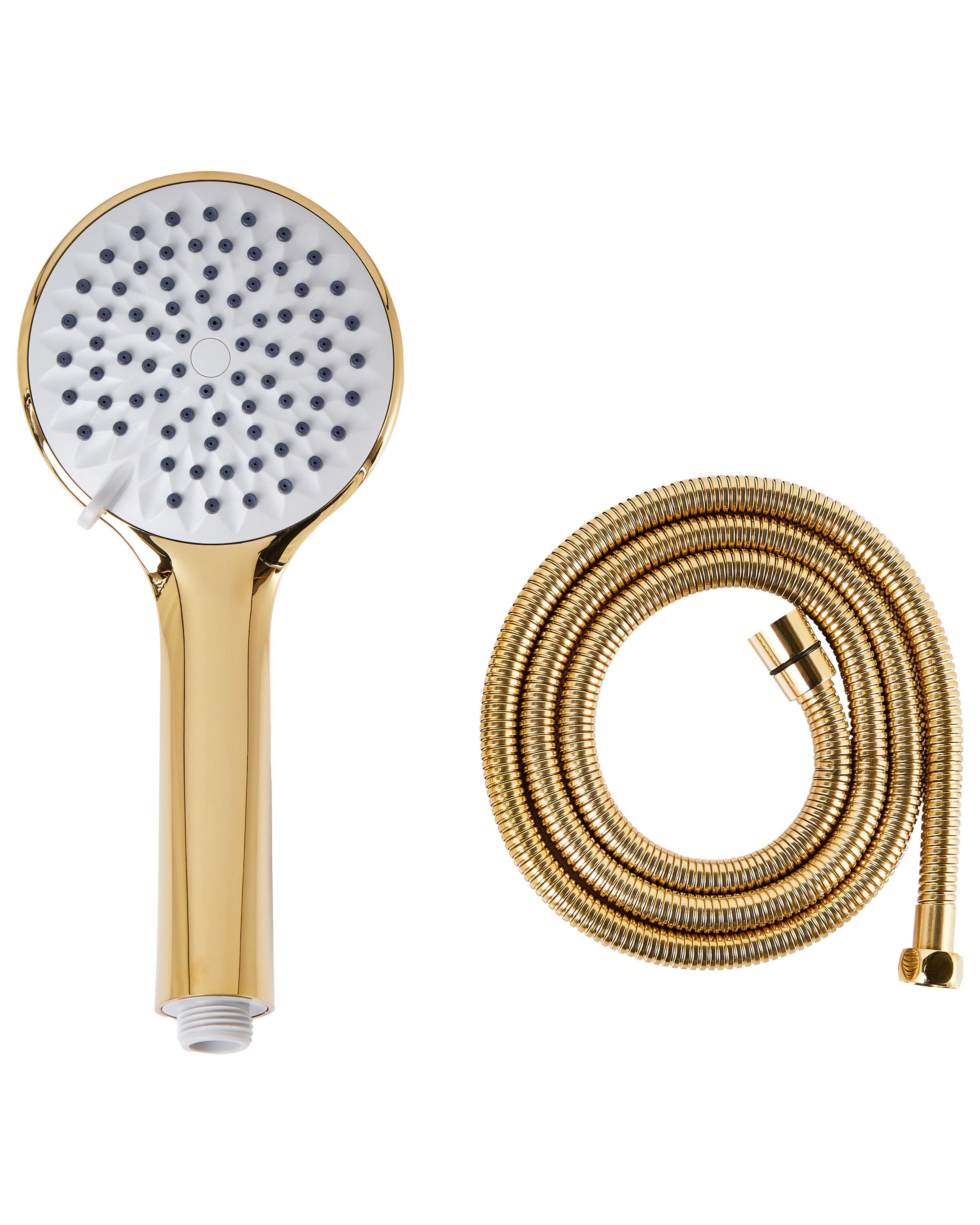 Beliani Kit de pommeau de douche avec tuyau flexible en ABS (matière synthétique durable) Traditionnel TARMA  