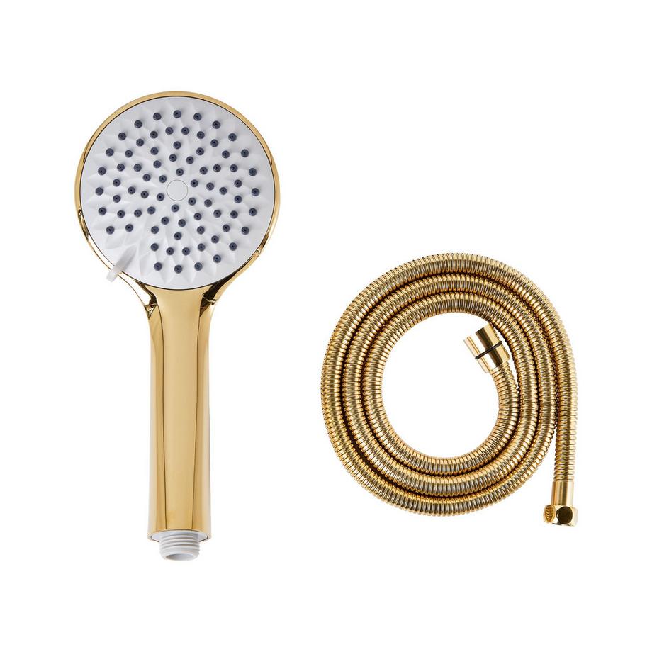 Beliani Kit de pommeau de douche avec tuyau flexible en ABS (matière synthétique durable) Traditionnel TARMA  