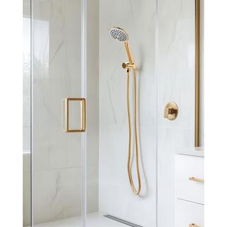 Beliani Kit de pommeau de douche avec tuyau flexible en ABS (matière synthétique durable) Traditionnel TARMA  