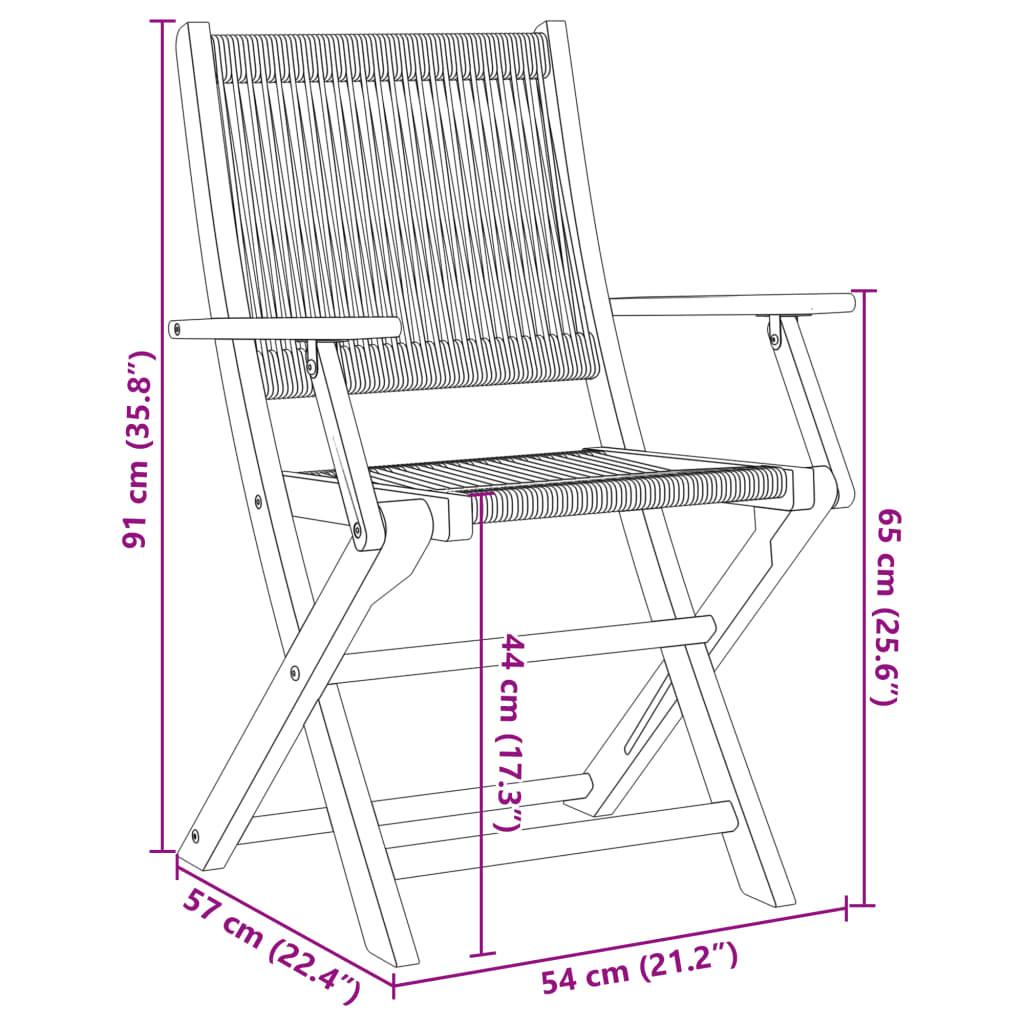 VidaXL sedia da giardino Legno  