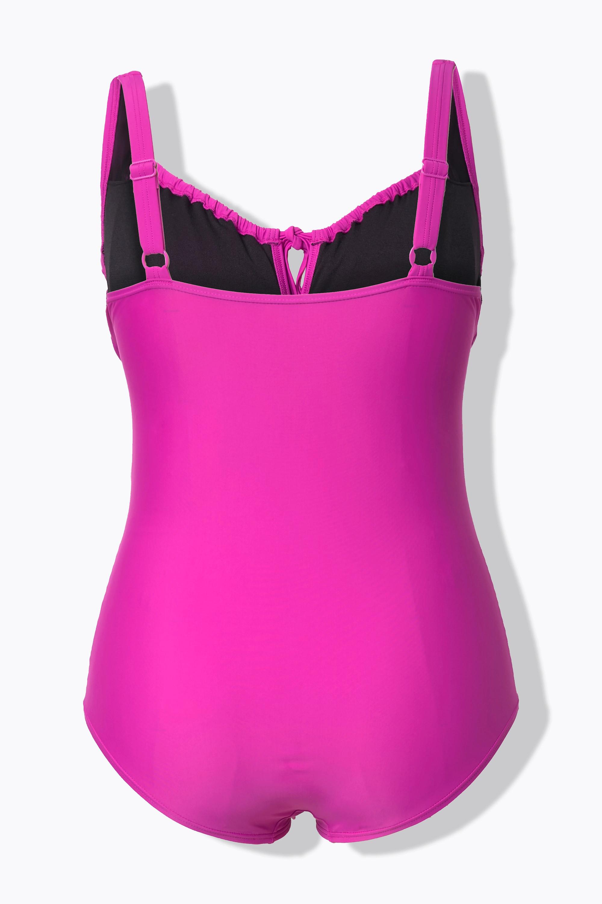 Ulla Popken Maillot de bain Fronces Armatures Recyclé  