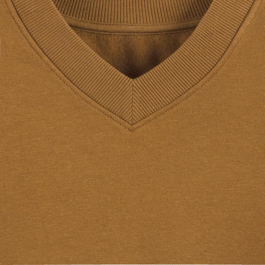 La Redoute Collections  Sweatshirt mit V-Ausschnitt aus Molton 