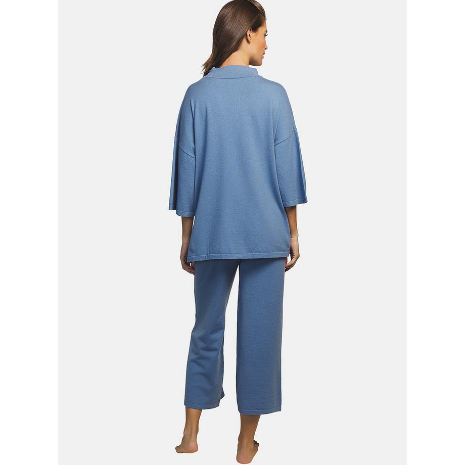 Selmark Tricot Tenue Détente et Intérieur Pyjama Pantacourt Tunique  