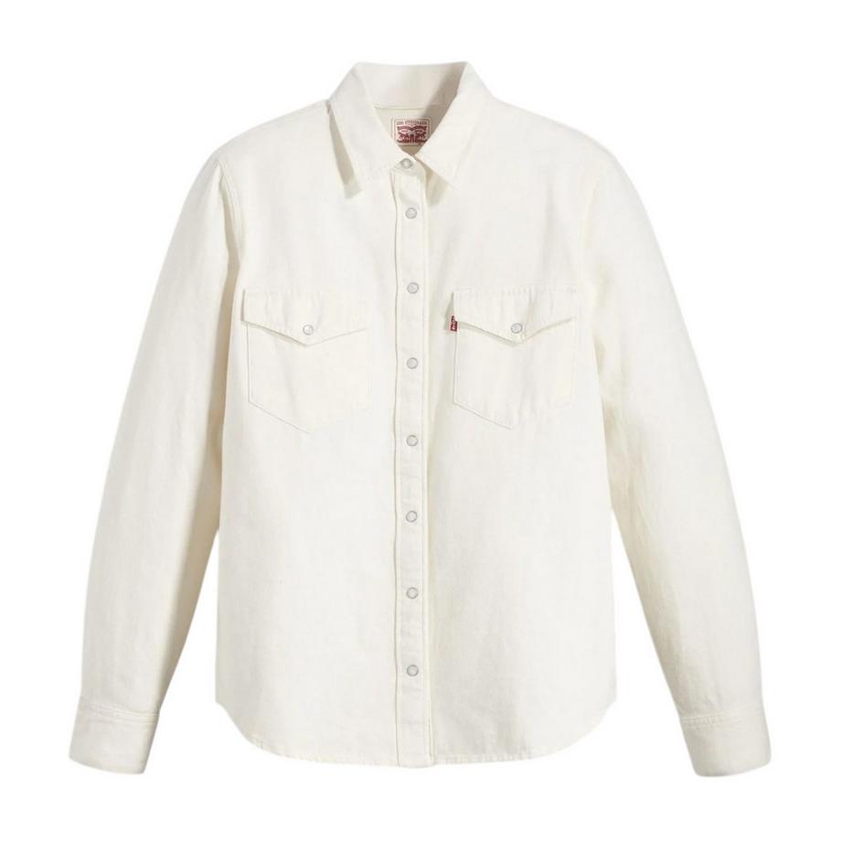 Iconic Western Camicia Jeans Manica Lunga