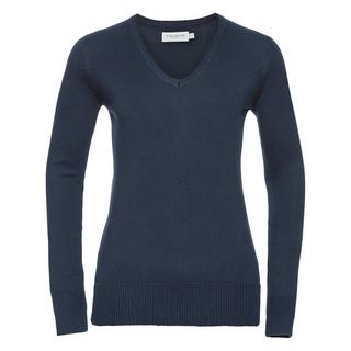 Russell Pullover Lavorato a Maglia Scollo a V  