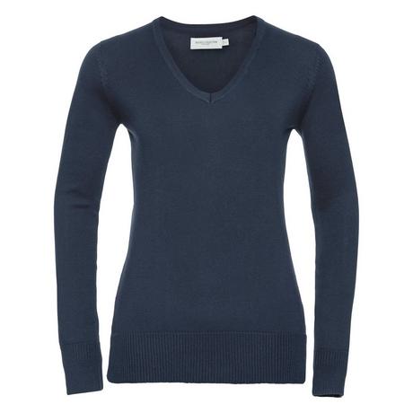Russell Pullover Lavorato a Maglia Scollo a V  