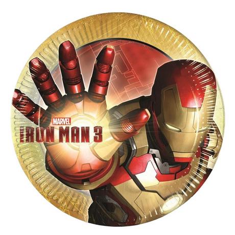 Iron Man PartyTeller 8erPack Papier  