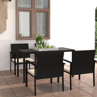 VidaXL set da pranzo Polirattan  