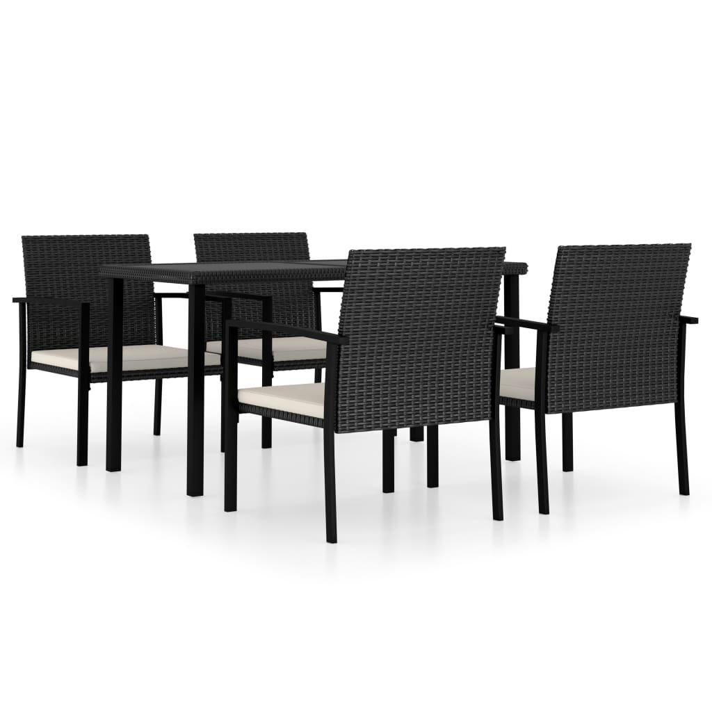 VidaXL set da pranzo Polirattan  