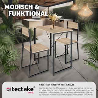 Tectake Ensemble de salle à manger MARGATE  