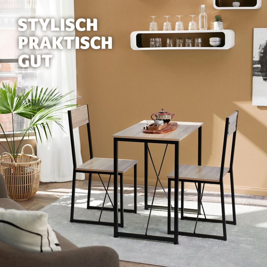 Tectake Set di mobili Margate 3 pezzi  