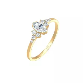 Elli  Ring Marquise Kristalle Gold