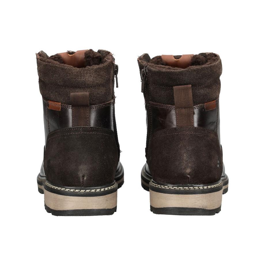 Bullboxer Bottines à Lacets avec Fermeture Éclair Latérale  
