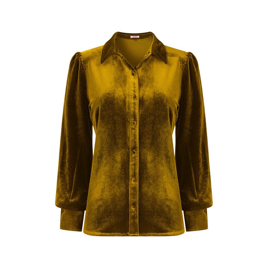 Joe Browns Blouse à Col en Velours Iris  