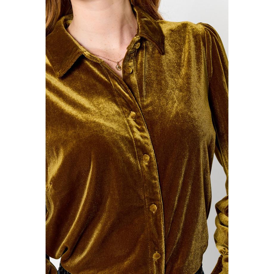 Joe Browns Blouse à Col en Velours Iris  