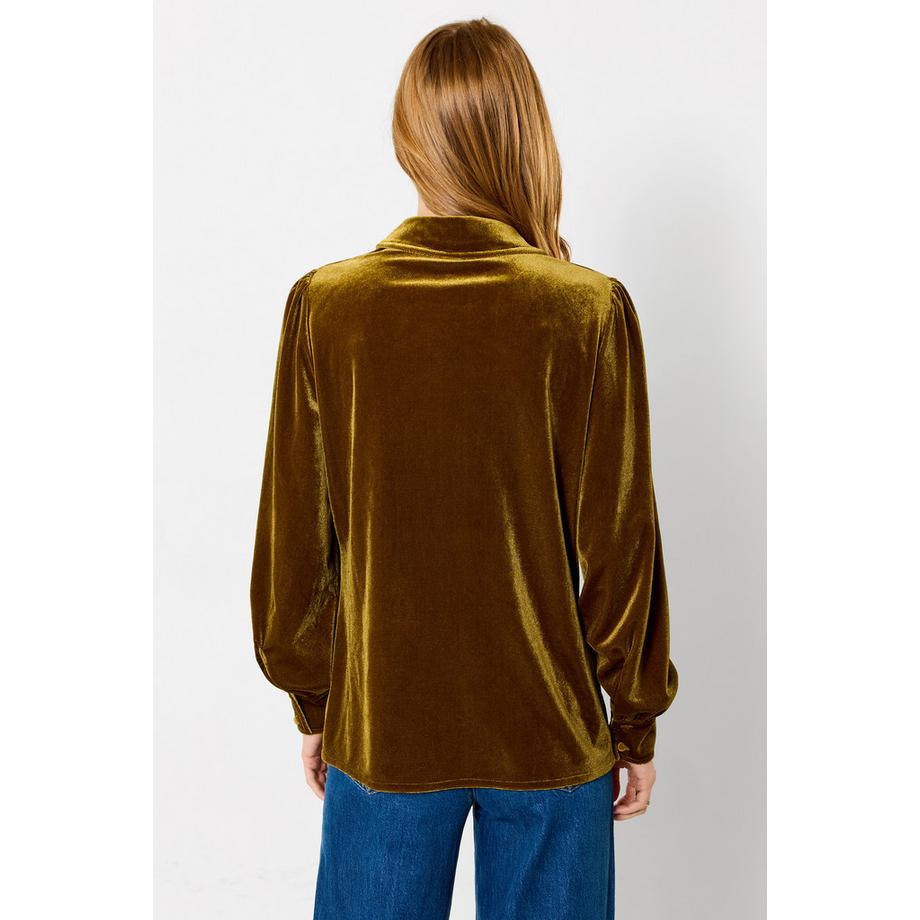 Joe Browns Blouse à Col en Velours Iris  
