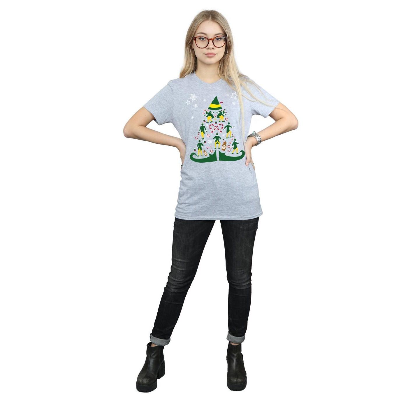 Elf Weihnachtsbaum T-Shirt  