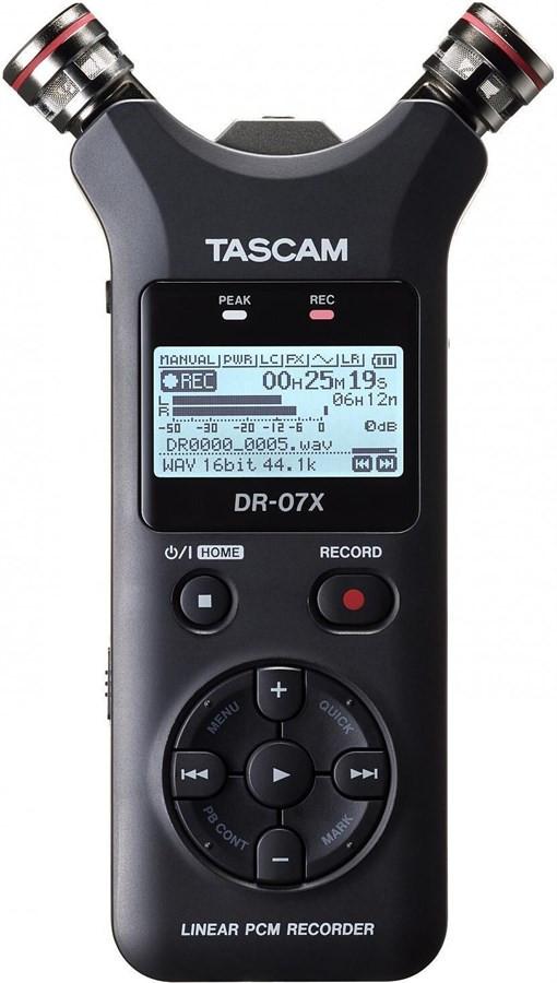 Tascam  DR-07X - Enregistreur stéréo portable, interface audio USB 