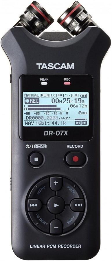 Tascam  DR-07X - Enregistreur stéréo portable, interface audio USB 