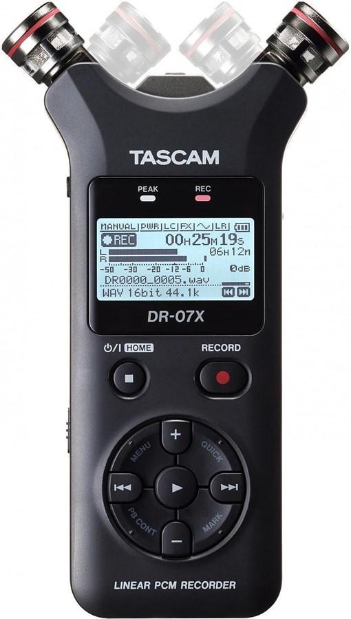 Tascam  DR-07X - Stereo Handheld Recorder, USB Audio Interface 