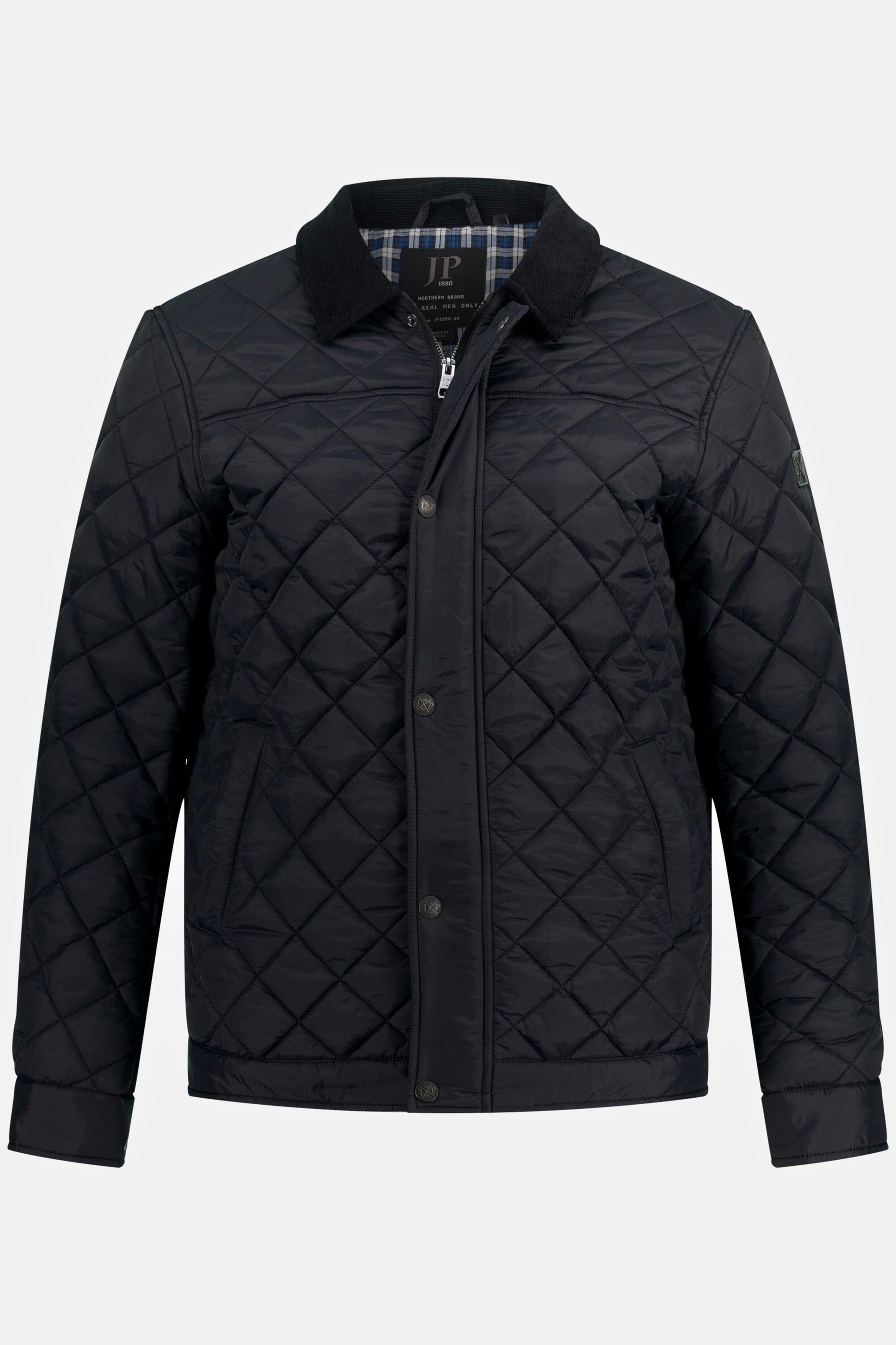JP1880 Steppjacke Cordkragen Zipper  