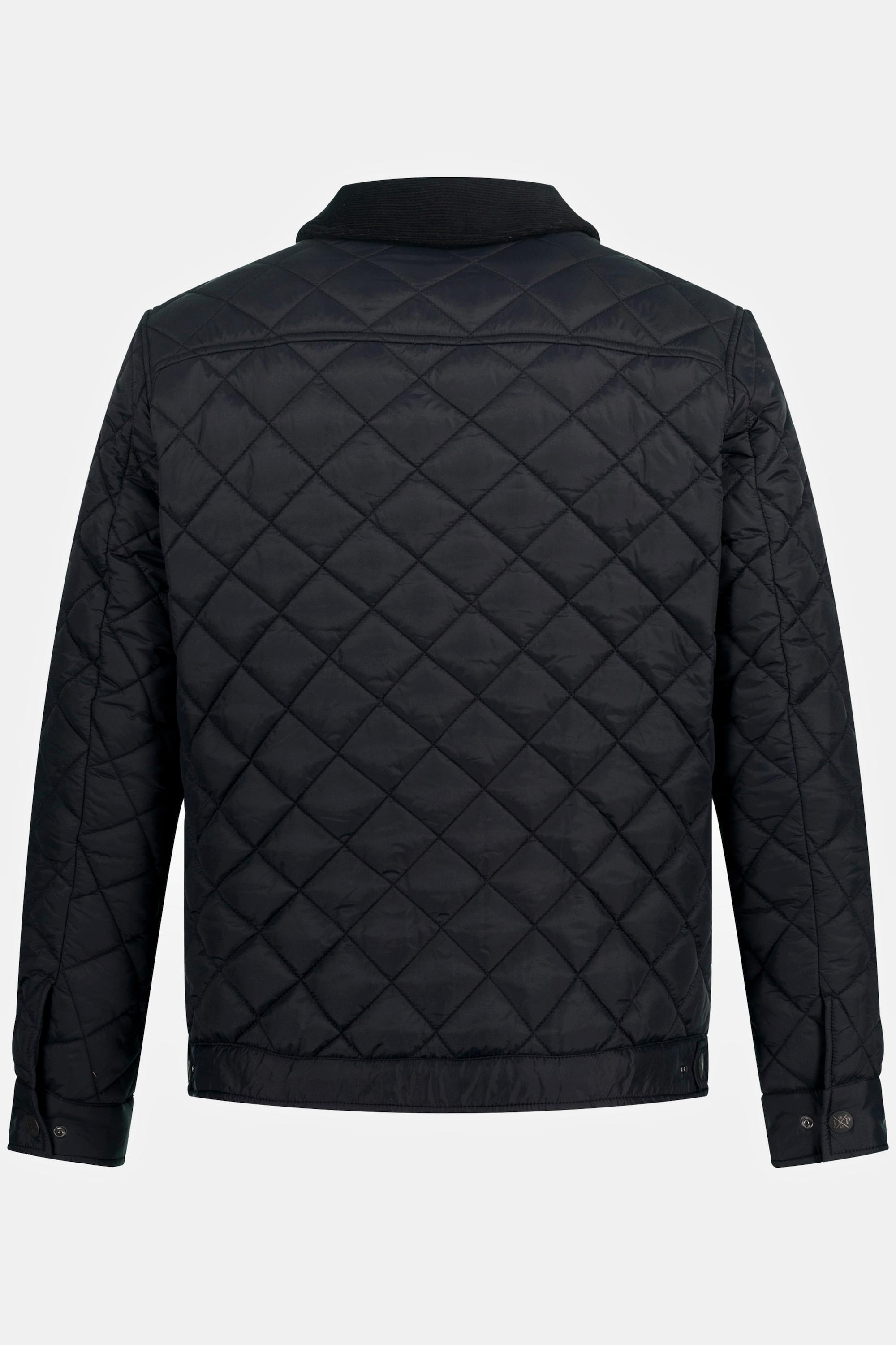 JP1880 Steppjacke Cordkragen Zipper  