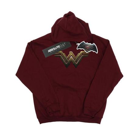 DC COMICS Wonder Woman Logo Felpa con Cappuccio  