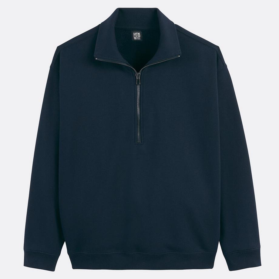 La Redoute Collections Sweat col camionneur zippé  
