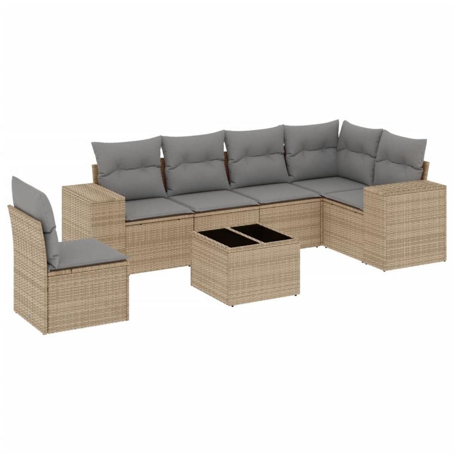 Garten sofagarnitur poly-rattan
