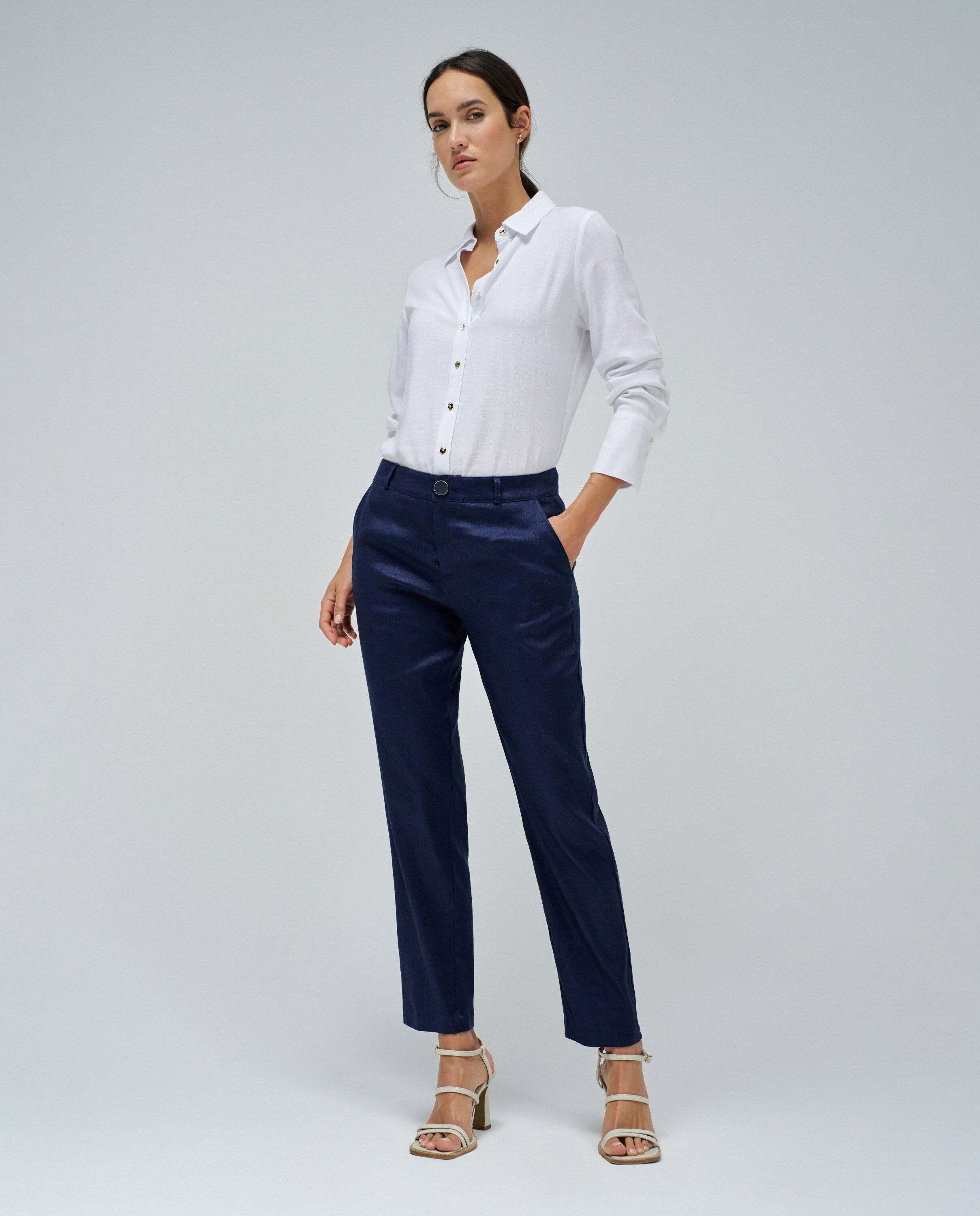 Salsa Pantaloni Chino Lino  