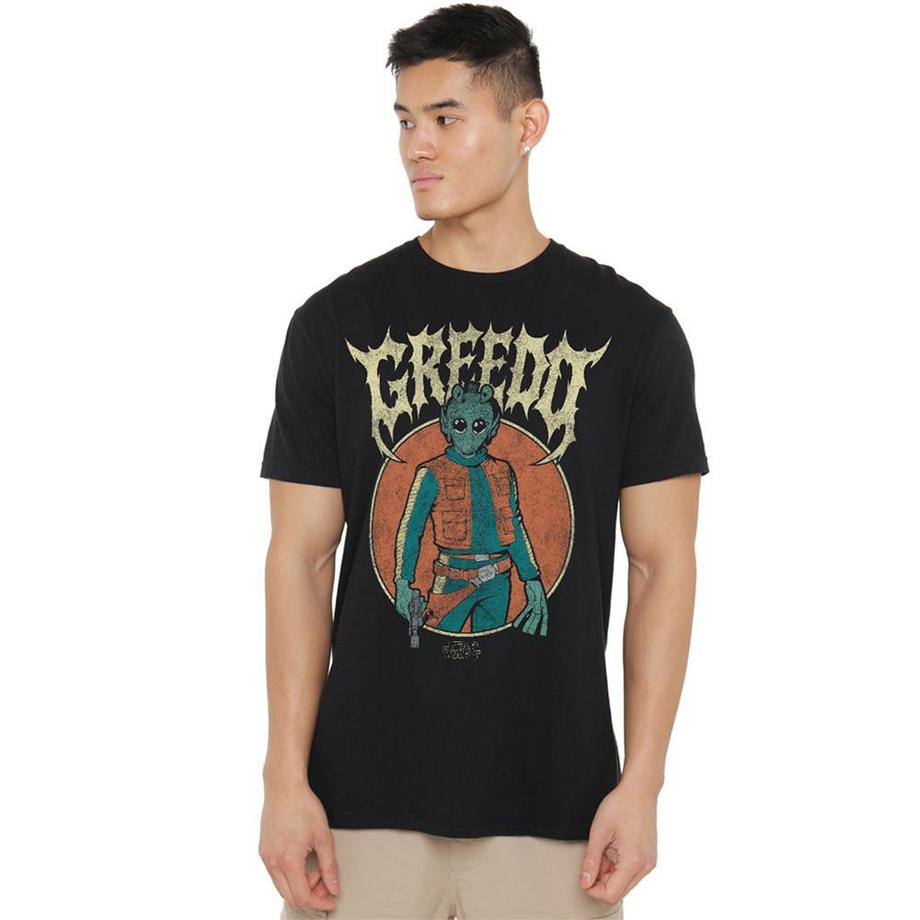 STAR WARS T-Shirt Stampa Grafica Greedo  