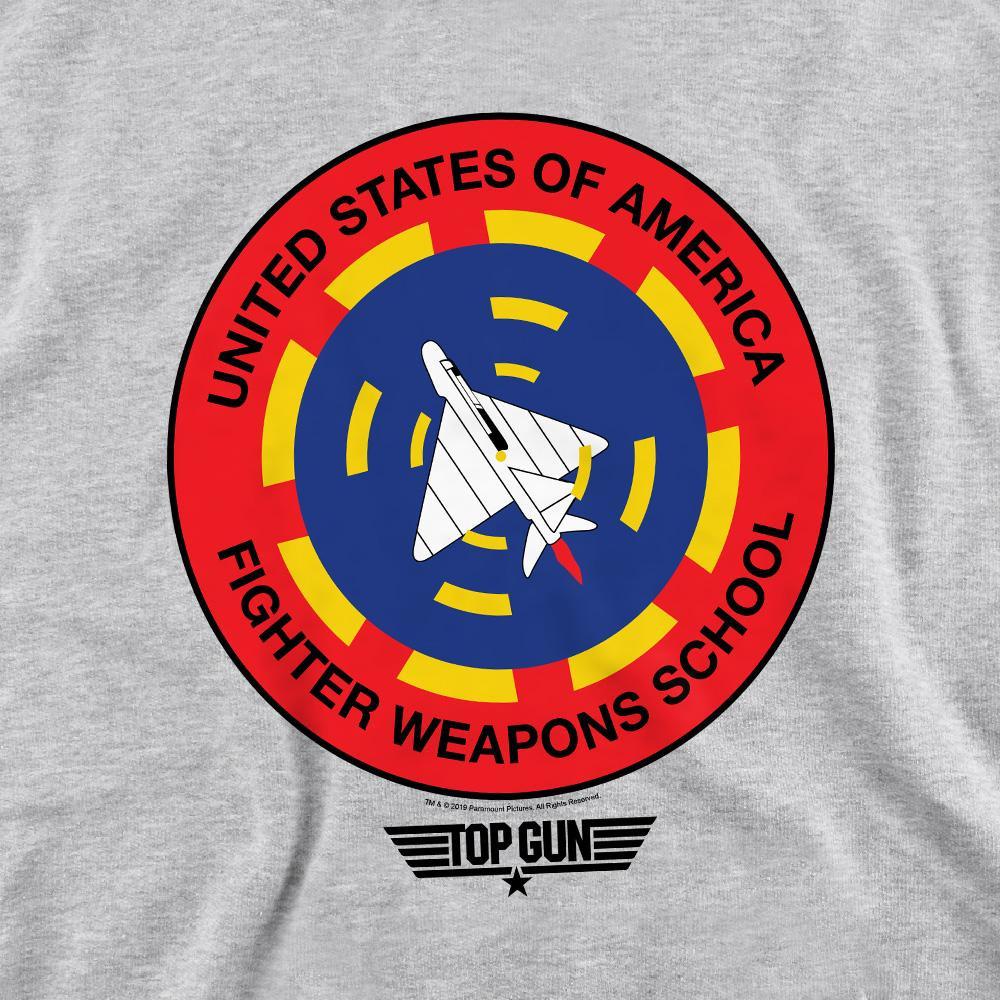 Top Gun Fighter Weapons School Felpa con Stampa Grafica  