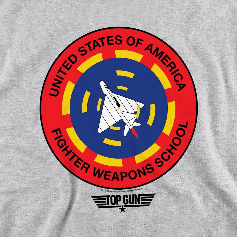 Top Gun Fighter Weapons School Grafikdruck Sweatshirt  