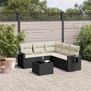 VidaXL set divano da giardino Polirattan  