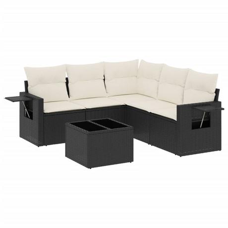 VidaXL set divano da giardino Polirattan  